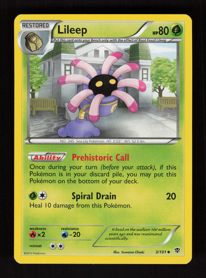 Lileep 3/101 - Plasma Blast
