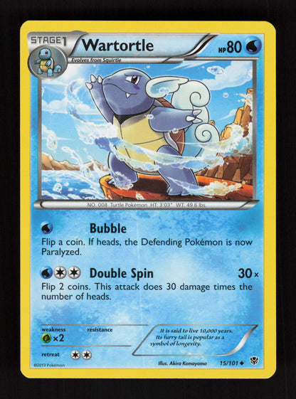 Wartortle 15/101 - Plasma Blast