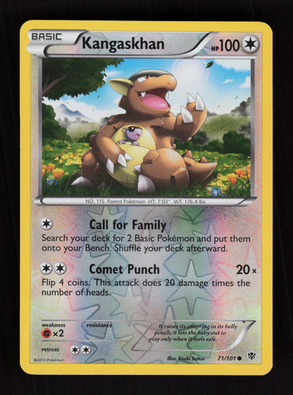 Kangaskhan 71/101 - Reverse Holo - Plasma Blast