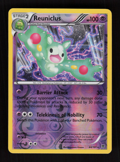 Reuniclus 44/101 - Reverse holo - Plasma Blast