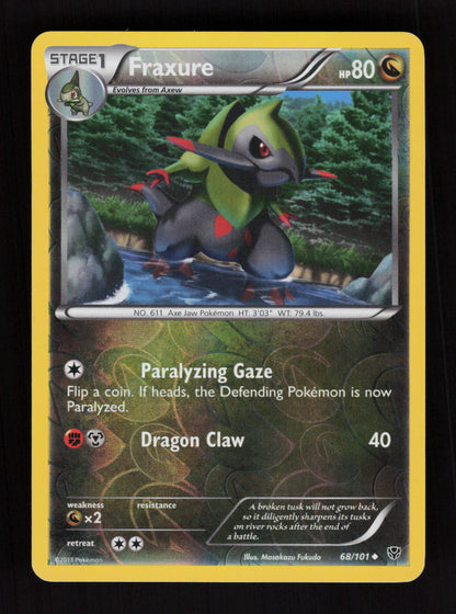 Fraxure 68/101 - Reverse Holo - Plasma Blast
