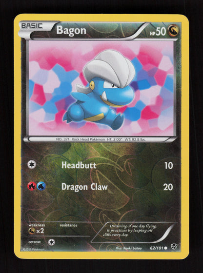 Bagon 62/101 - Reverse Holo - Plasma Blast