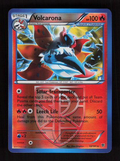 Volcarona 13/101 - Reverse Holo - Plasma Blast