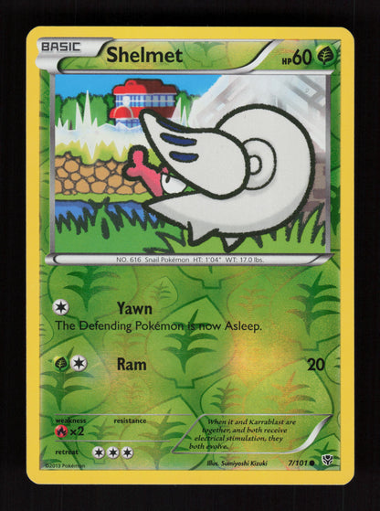 Shelmet 7/101 - Reverse Holo - Plasma Blast