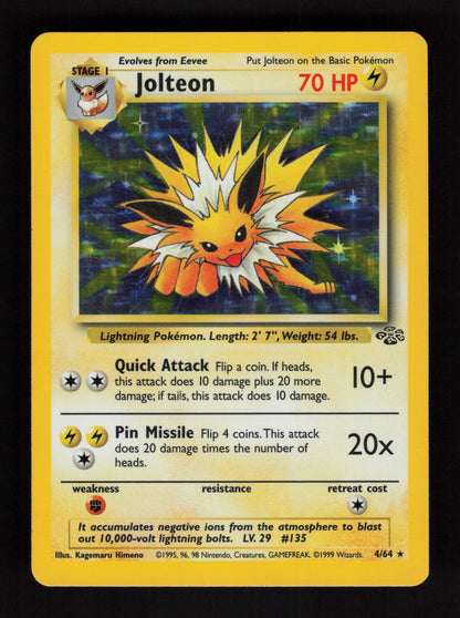 Jolteon 4/64 - Holo Rare - Jungle