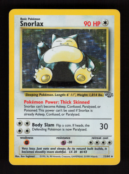Snorlax 11/64 - Holo Rare - Jungle