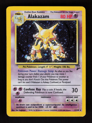 Alakazam 1/130 - Holo Rare - Base set 2