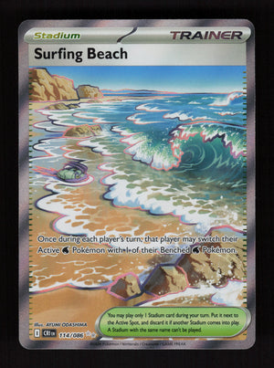 Surfing Beach 114/086 - Ultra Rare - Chaos Rising