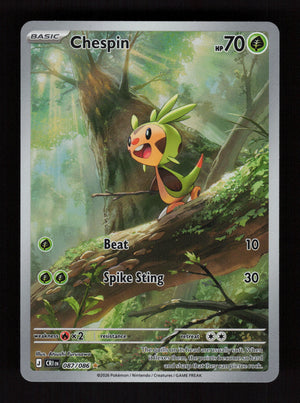 Chespin 087/086 - Illustration Rare - Chaos Rising