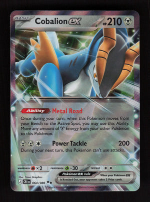 Cobalion ex 064/086 - Double Rare - Chaos Rising