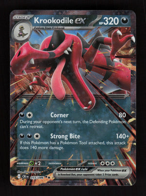 Krookodile ex 055/086 - Double Rare - Chaos Rising