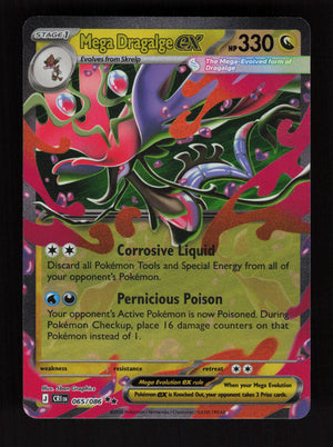 Mega Dragalge ex 065/086 - Double Rare - Chaos Rising