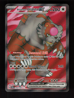 Bloodmoon Ursaluna ex 202/167 - Ultra Rare - Twilight Masquerade