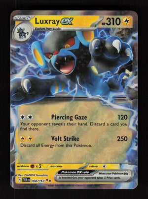 Luxray ex 68/167 - Double Rare - SV06: Twilight Masquerade