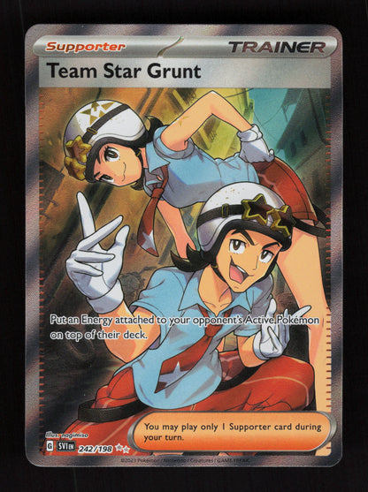 Team Star Grunt 242/198 - Ultra Rare - Scarlet & Violet Base Set