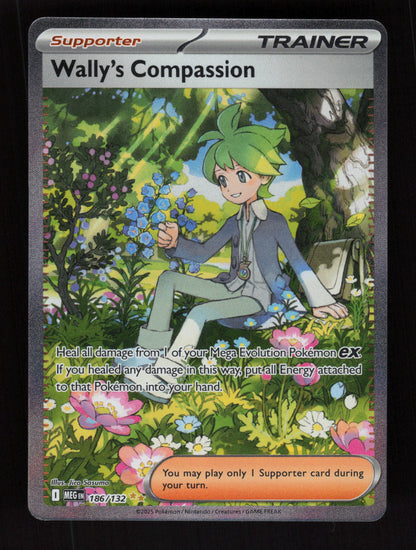 Wally's Compassion 186/132 - Special Illustration Rare - Mega Evolution