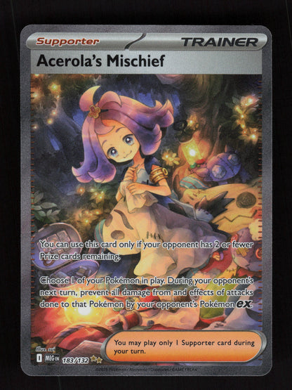 Acerola's Mischief 183/132 - Special Illustration Rare - Mega Evolution