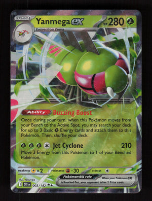 Yanmega ex 003/182 - Double Rare - Destined Rivals