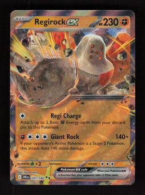 Regirock ex 101/182 - Double Rare - Destined Rivals
