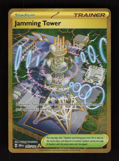 Jamming Tower 243/182 - Hyper Rare - Destined Rivals
