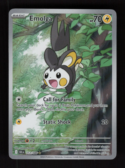 Emolga 112/086 - Illustration Rare - Black Bolt