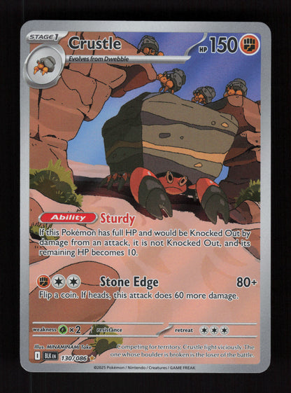 Crustle 130/086 - Illustration Rare - Black Bolt