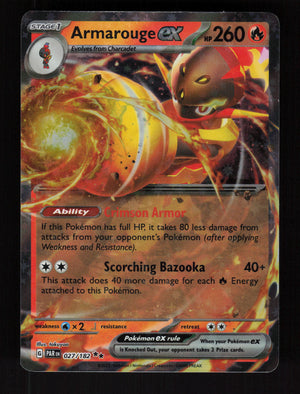 Amarouge ex 027/182 - Double Rare - SV04: Paradox Rift