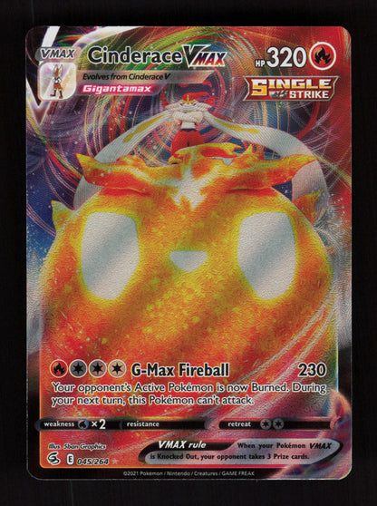 Cinderace VMAX 045/264 - Ultra Rare - Fusion Strike