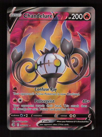 Chandelure V 247/264 - Ultra Rare - Fusion Strike