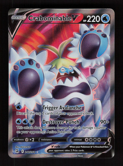 Crabominable V 248/264 - Ultra Rare - Fusion Strike