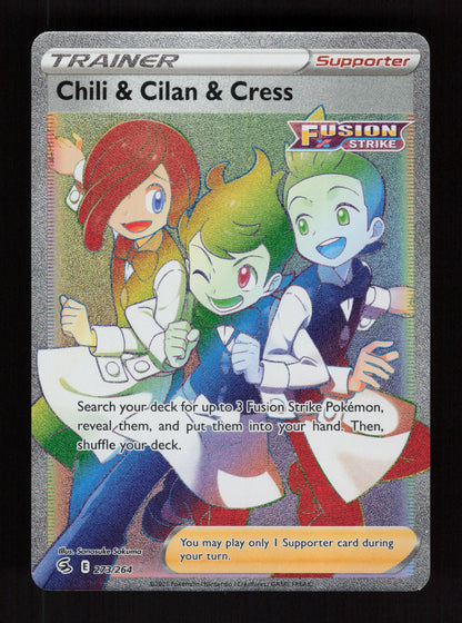 Chili & cilan & Cress 273/264 - Secret Rare - Fusion Strike
