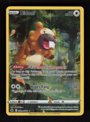 Bidoof GG29/GG70 - Ultra Rare - Crown Zenith: Galarian Gallery