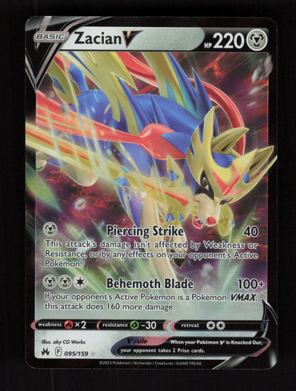 Zacian V 095/159 - Ultra Rare - Crown Zenith
