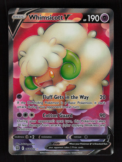 Whimsicott V 160/172 - Ultra Rare - Brilliant Stars