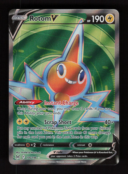 Rotom V 176/195 – Ultra Rare - Silver Tempest