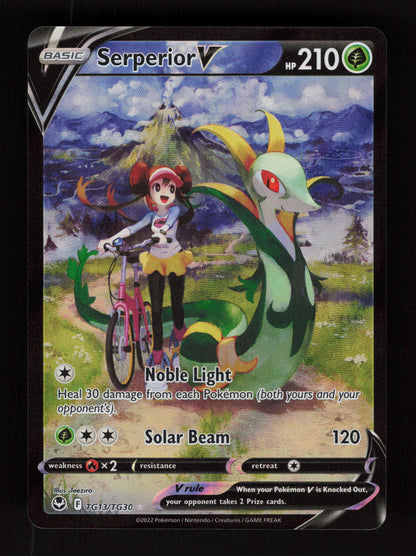 Serperior V TG13/TG30 – Trainer Gallery - Silver Tempest