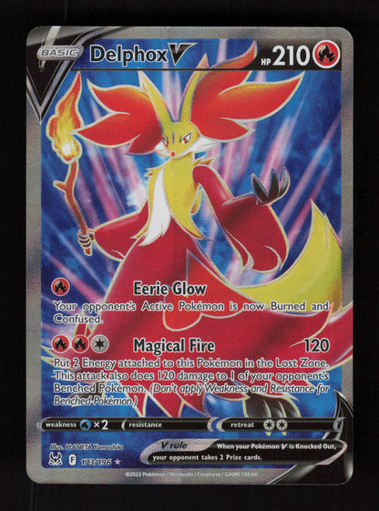 Delphox V 173/196 - Ultra Rare - Lost Origin