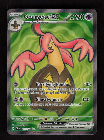 Gourgeist ex 102/086 - Ultra Rare - Chaos Rising
