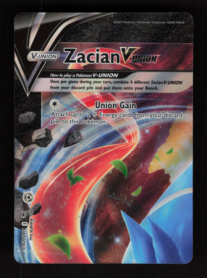 Zacian V-union 4 st kort  - Promo -  SWSH163 SWSH166 SWSH164 SWSH165