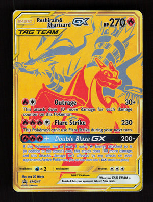 Reshiram & Charizard GX SM247 - Promo