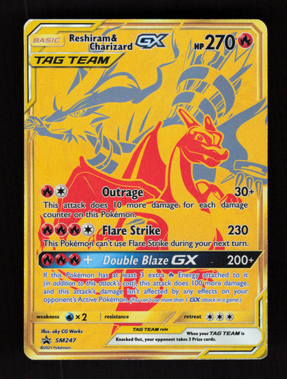 Reshiram & Charizard GX SM247 - Promo