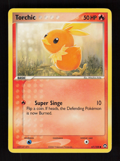 Torchic 67/108 - EX Power Keepers
