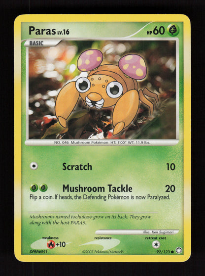 Paras 92/123 - Common - Mysterious Treasures