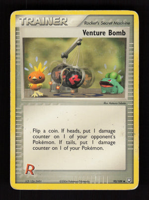 Venture Bomb 93/109 - Team Rocket Returns