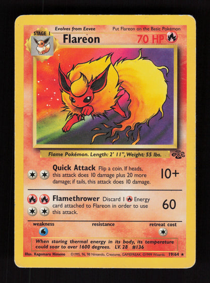 Flareon 19/64 - Rare - Jungle