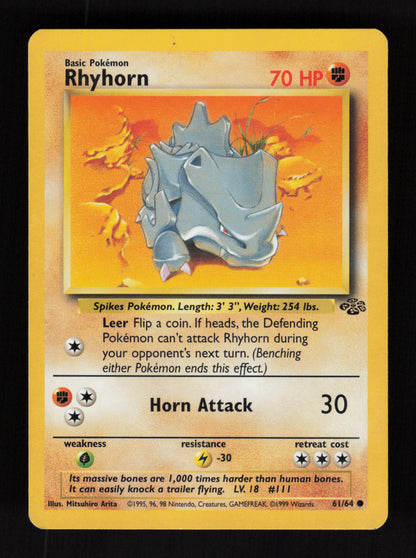 Rhyhorn 61/64 - Jungle