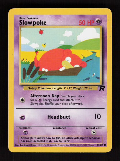 Slowpoke 67/82 - Common - Team Rocket