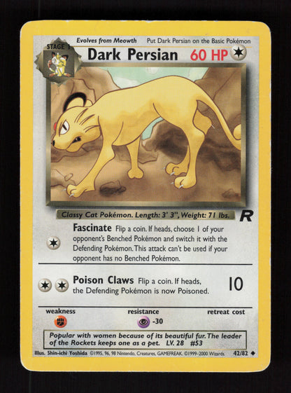 Dark Persian 42/82 - Team Rocket