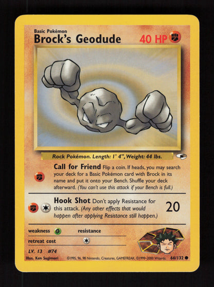 Brock's Geodude 66/132 - Gym Heroes