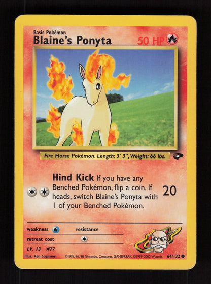 Blaine's Ponyta 64/132 - Gym Challange